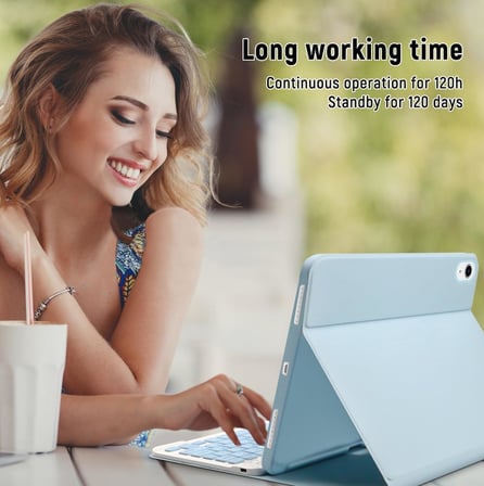 Ipad (A16) 10. Nesil 2022/2025 Uyumlu Bluetooth Türkçe Q Klavyeli Kılıfı (Tablet Değildir)
