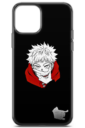 Apple iPhone 11 Pro uyumlu Anime 35 HD UV Baskı itadori Jujutsu