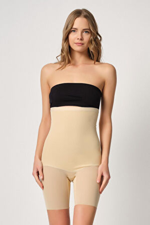 TEN MI Emay 2929 Double Tül Paçalı Lazer Korse