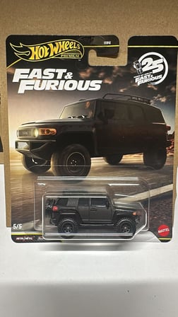 SICAK TEKERLEKLER Premium 2026 Hızlı ve Öfkeli 25. Yıl Toyota FJ Cruiser HNW46