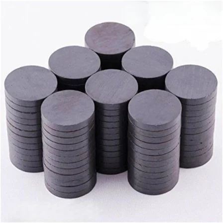 Dünya Magnet 50 Adet 20X3 Büyük Yuvarlak Ferrit Mıknatıs -Kokulu Taş-Nişan Süsleme Mıknatısı(50'Li Paket)