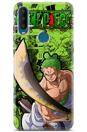 Alcatel 3X 2019 uyumlu Anime 10 Baskılı One Piece Zoro