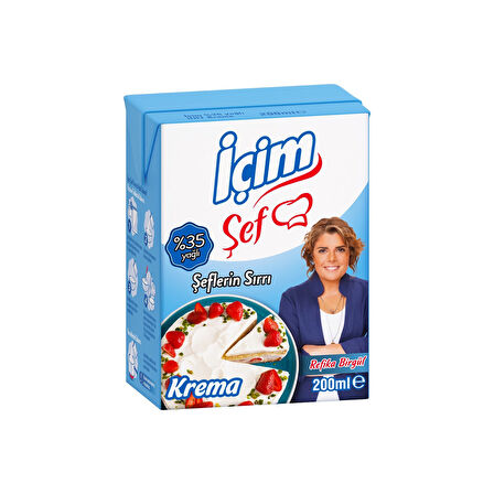 İçim Krema 200 gr %35 Yağlı x 6 Adet