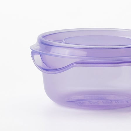 Plastik Saklama Kabı Seti, Lila, 70 ml, 3 Parça