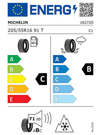 Michelin 205/55 R16 91T Alpin 7 Kış Lastiği 2024 üretim