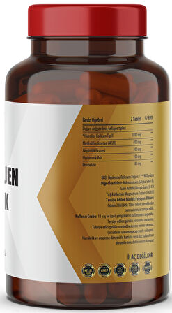 Collagen Type-ıı Hyaluronic Acid Msm Boswellia Serrata 60 Tablet