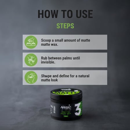 Mat ve Doğal Görünüm Sağlayan Saç Şekillendirici Wax 150 ml | Güçlü &amp; Kalıcı Tutuş | Kadın ve Erkek İçin Saç Şekillendirme Vaksı | Tüm Saç Tipleri