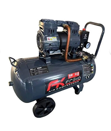 FK FRIKO 50 Litre 2 Hp Yüksek Verimli Yağsız Hava Kompresörü
