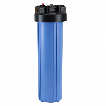 20 inç Big Blue Housing Filtre Kabı ile Yüksek Kapasiteli Filtrasyon 11/2″ Bağlantı