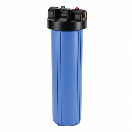 20 inç Big Blue Housing Filtre Kabı ile Yüksek Kapasiteli Filtrasyon 11/2″ Bağlantı