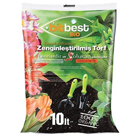 Bitbest Solucan Gübreli Bitki ve Saksı Toprağı 10 lt