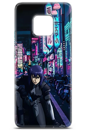 Huawei Mate 20 Pro uyumlu Manga 17 UV Silikon Cyberpunk Ghost in the shell