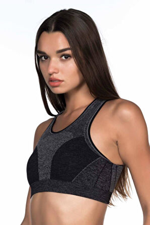 SİYAH MI Emay 4026 Double Sporcu Büstiyer