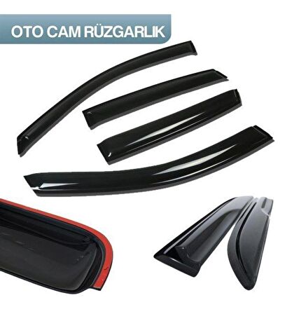 Honda Civic Cam Rüzgarlığı 4-lü 2016-2021 Arası Takım