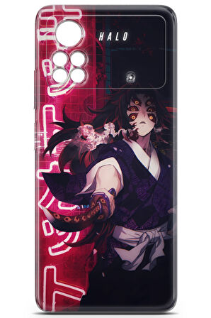 Xiaomi Poco X4 Pro 5G uyumlu Manga 27 4K Baskı Kokushibou Demon