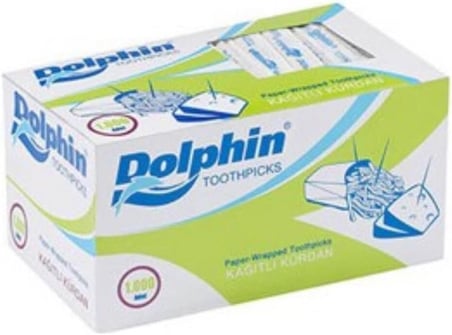 Gizpak Dolphin Kağıtlı Kürdan 1000 Adet