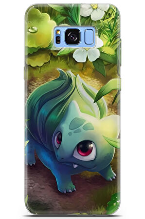 Samsung Galaxy S8 Plus uyumlu Pokemon 11 Koruma Kılıfı Bulbasaur Pokemon