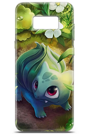 Samsung Galaxy S8 Plus uyumlu Pokemon 11 Koruma Kılıfı Bulbasaur Pokemon