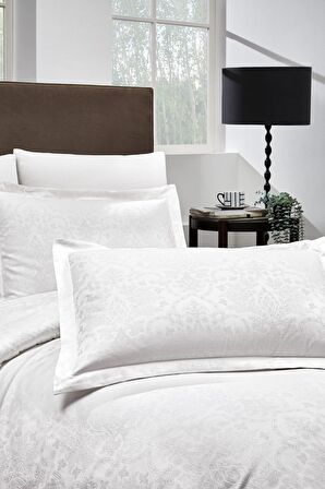 Özdilek Ornament Çift Kişilik Jakarlı Saten Nevresim Takımı