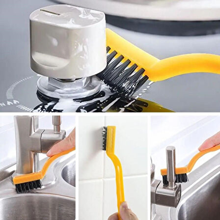 caselka®  3 lü Detaylı Temizlik Bakır,Demir ve Sert Plastik Tel Fırça