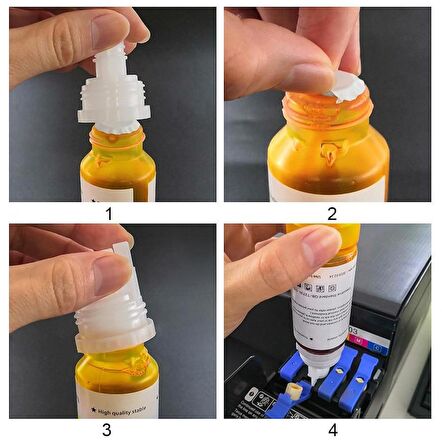 Epson L3252 için 103 Mürekkep 500 ml Sarı + 70 ml Hediye