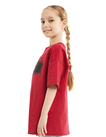 Galatasaray Orijinal Lisanslı Kırmızı Çocuk T-shirt