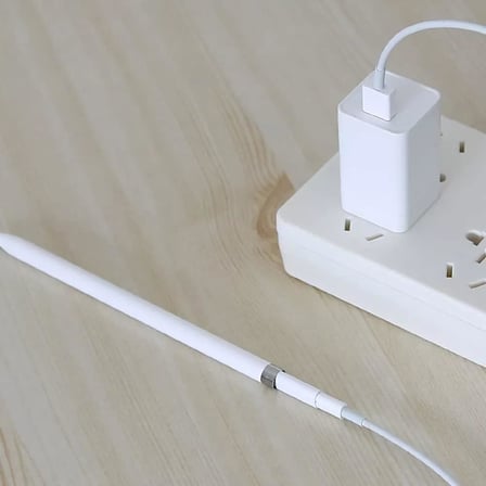 Pencil Lightning To Lightning Adaptörü Şarj Aparatı Tablet Kalemi Yuva Çevirici Beyaz Ltl-01
