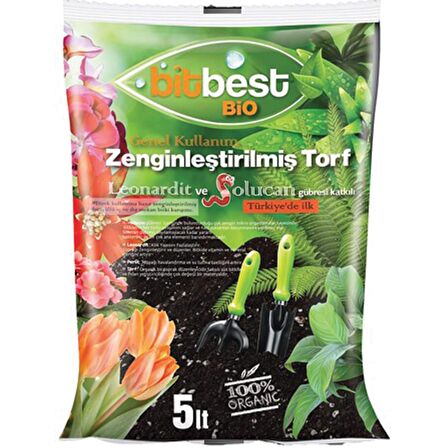 Bitbest Solucan Gübreli Bitki ve Saksı Toprağı 5 lt