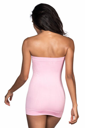 PEMBE MI Emay 5005 Soft Desenli Straplez Atlet