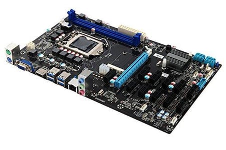 ESONIC B250-BTC 2400MHZ DDR4 VGA 12X PCI-E 1151P 6.NESİL CPU DESTEKLER (BULK - KUTUSUZ )