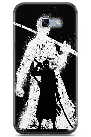 Samsung Galaxy A5 2017 uyumlu Manga 5 UV Silikon Zoro One Piece