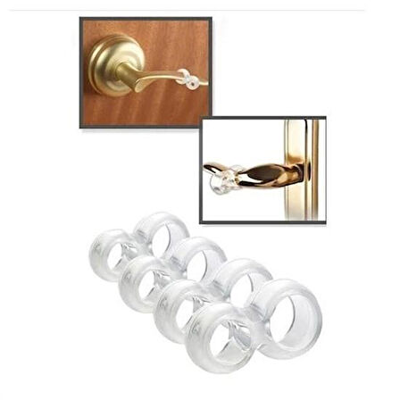 caselka® Silikon Kapı & Pencere Vurma Önleyici Stoper Kapı Tamponu 4 Adet