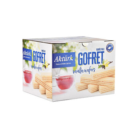 Aktürk Gofret Vanilyalı 800 gr x 4 Kutu