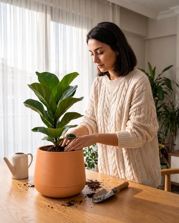 Omnipazar SO-ATL03 Atlas Dekoratif Plastik Saksı 4 LT No: 3  
