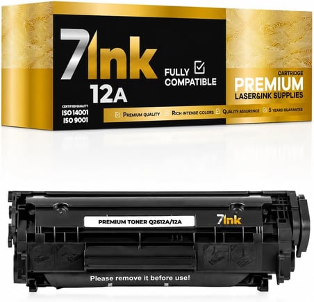 HP Q2612A için Toner, HP Laserjet 1010 1012 1015 1018 1020 1022 1022N 1022NW 3015 3020 3030 3050 3052 3055 M1 005 m için 12A. 1319F MFP (Siyah)