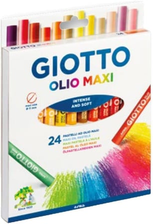 Giotto Olio Silindir 24lü Yağlı Pastel Boya