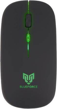 2, 4Ghz Bluetooth Wireless Kablosuz Sessiz Mouse Siyah Işıklı