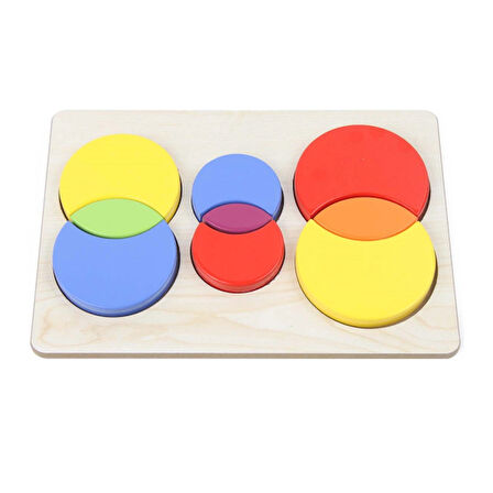 AHŞAP PUZZLE ANAN ARA RENKLER 