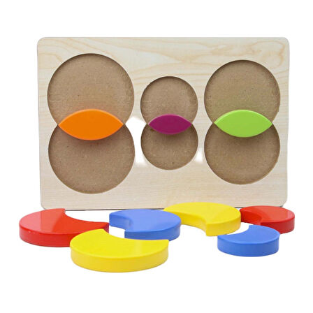 AHŞAP PUZZLE ANAN ARA RENKLER 