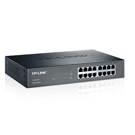 TP-LINK TL-SG1016D 16 Port 10/100/1000 Gigabit Metal Kasa Desktop Switch