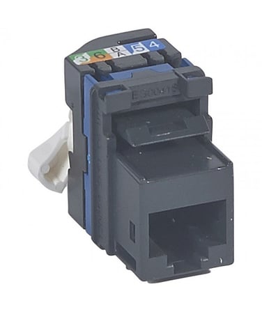 Legrand Cat6 RJ45 UTP Pense Konnektör Siyah