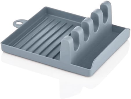 Porsima ORG-85 Kaşık ve Kapak Tutucu - Kapak Standı Kaşık Kepçe Altlığı Düzenleyici Organizer - Antrasit