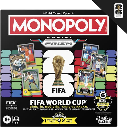 Panini Prizm: FIFA Dünya Kupası Oyunu I Panini Prizm FIFA Dünya Kupası 2026 Takas Kartlarıyla Futbol Kutu Oyunu I 8 Yaş ve Üzeri