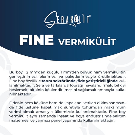 Vermikülit - Fine 1 Litre