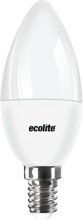 Ecolite 8 W Led Mum Ampul – E14 Duy, 810 Lümen, 3000K Sarı İşık, 60W Eşdeğer, 3’Lü Paket, Opal Dekoratif Ampul, Dimmer Uyumlu Değil,%86 Enerji Tasarrufu, 99X37 Mm (Sarı)