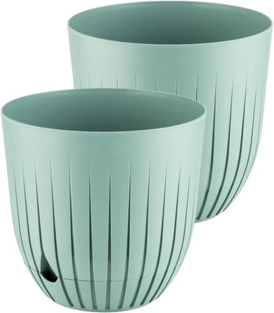 Çizgi Saksı (2, Yeşil, 10 Litre)