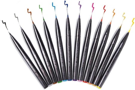Sing Pen Brush İnce Uçlu Fırça Kalem SARI