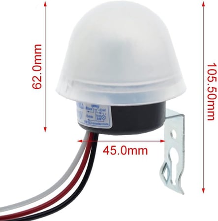 AS20 Fotosel Modül DC 12V Su Geçirmez Sokak Bahçe Park Lambası Led Aydınlatma Işık Kontollü Röle Otomatik Kontrol Kartı Gece Gündüz Anahtar