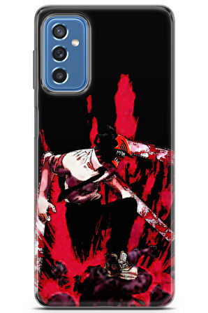 Samsung Galaxy M52 uyumlu Manga 31 TPU Silikon Chainsaw Man Denji