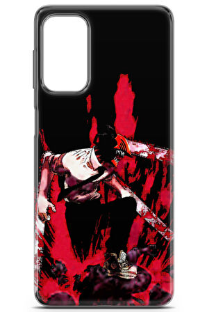 Samsung Galaxy M52 uyumlu Manga 31 TPU Silikon Chainsaw Man Denji